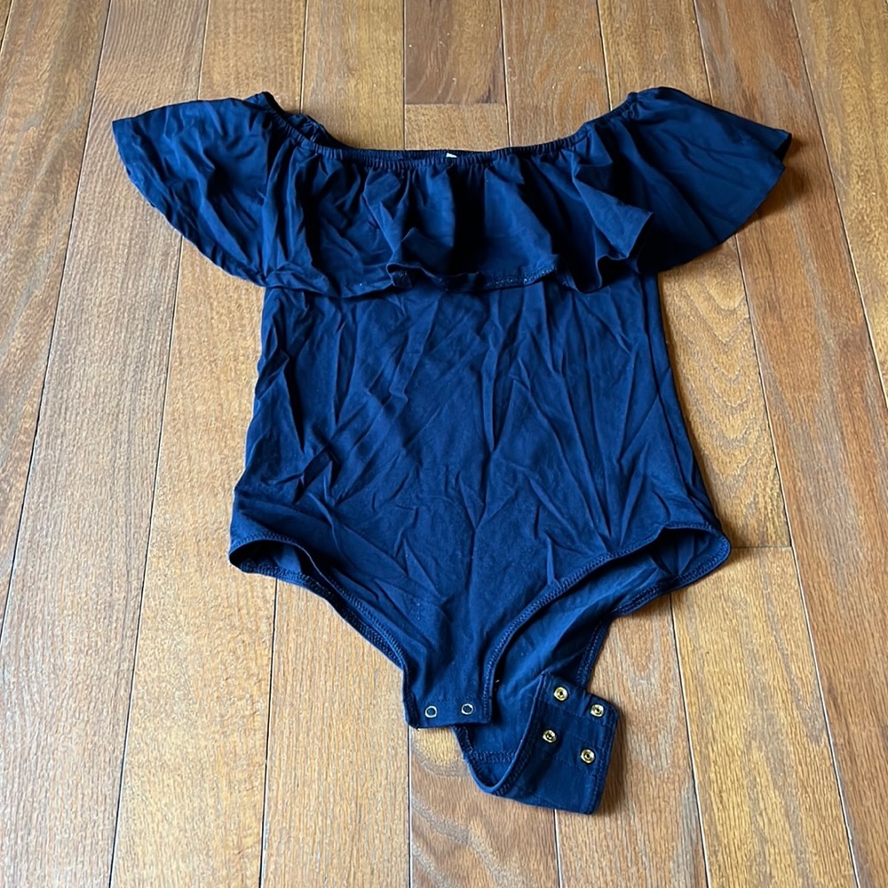 J Crew Factory Navy Bodysuit